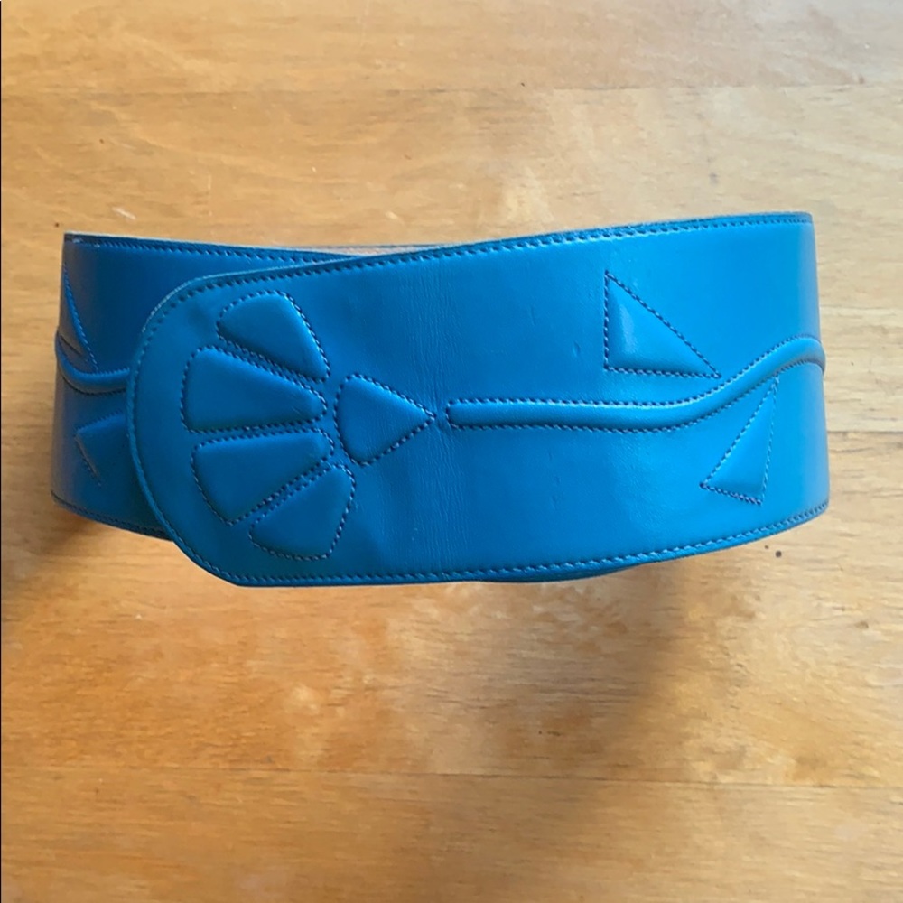 Beautiful leather turquoise belt